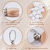 SOFPLATE 50pcs Natural Wood Keychain HJEW-SP0001-01-6