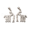 Non-Tarnish Mother's Day/Teachers' Day 201 Stainless Steel Pendants STAS-K251-026P-1