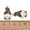 Christmas Alloy Enamel Pendants ENAM-V002-02D-G-3