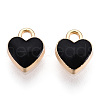 Light Gold Plated Alloy Charms ENAM-T009-01B-01-2