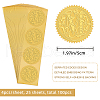 Self Adhesive Gold Foil Embossed Stickers DIY-WH0211-319-2