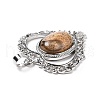 Natural Picture Jasper Pendants G-I322-04P-06-3