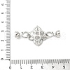 Brass Enamel Fold Over Clasps KK-U059-45P-3