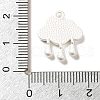 Baking Paint Zinc Alloy with Resin Pendant FIND-Z038-01A-3