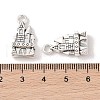 Tibetan Style Zinc Alloy Pendants X-TIBEP-R334-156AS-RS-3