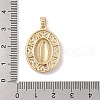 Brass Cubic Zirconia Pendants KK-Z050-16G-01-3