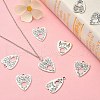 30Pcs 3 Styles Tibetan Style Alloy Pendants TIBEP-CJ0003-12-6