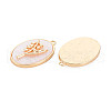 Brass Birth Floral Pendants KK-S364-289-2