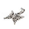Butterfly 304 Stainless Steel Pendants STAS-M121-12P-2