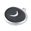 Rack Plating Alloy Enamel Pendants ENAM-Z016-06P-03-2