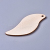 Unfinished Blank Poplar Wood Big Pendants WOOD-D021-15-2