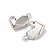 Brass Micro Pave Cubic Zirconia Charms KK-Q809-02P-1