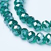 Electroplate Glass Beads Strands EGLA-A034-T4mm-A18-3