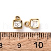 Ion Plating(IP) 304 Stainless Steel Rhinestone Pendants STAS-B090-02G-09-3