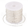 Brass Coated Iron Flat Cable Chains CH-TAC0007-01S-2
