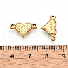 304 Stainless Steel Connector Charms STAS-N109-70G-3