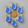 Transparent Enamel Acrylic Beads TACR-S155-002K-3