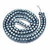 Electroplate Non-magnetic Synthetic Hematite Beads Strands G-T114-62-08-2
