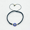 Hamsa Hand with Evil Eye Bead Braided Bead Bracelets SX3134-4-1