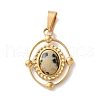 Natural Mixed Stone Pendants STAS-C120-14G-2