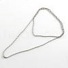 304 Stainless Steel Ball Chain Necklace Making NJEW-R225-08-1