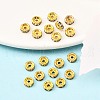 Iron Crystal Rhinestone Spacer Beads X-RB-A009-6MM-G-4