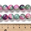 Dyed Natural Agate Beads Strands G-G203-09E-10mm-5