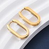 304 Stainless Steel Huggie Hoop Earrings STAS-H156-11C-G-2
