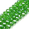 Electroplate Glass Beads Strands EGLA-A044-T8mm-A11-1