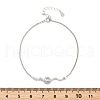 925 Sterling Silver Link Bracelets BJEW-D320-01P-5