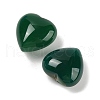 Mother's Day Gifts Natural Agate(Dyed & Heated) Heart Palm Stone G-Q021-04A-2