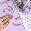 Beebeecraft 6Pcs 2 Colors Brass Tube Beads KK-BBC0014-58-3