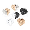 Spray Painted Alloy Magnetic Pendants PALLOY-V006-13-1