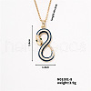 Trendy Snake Pendant Necklace MU5587-8-1