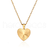 Stylish Stainless Steel Heart Pendant Necklace for Women's Daily Wear RH2870-1-1