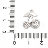 Brass Micro Pave Cubic Zirconia Pendants KK-F895-18A-P-3