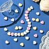 Plated Acrylic Beads OACR-CJC0009-05-5