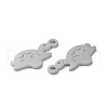 Non-Tarnish 304 Stainless Steel Pendants STAS-Q303-22P-2