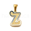 304 Stainless Steel Pendants STAS-K297-01G-Z-1