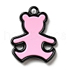 Spray Painted Alloy Pendants PALLOY-Z015-01EB-1