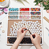 Wooden Bead Design Boards WOOD-WH0042-26B-3