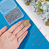 Unicraftale 50Pcs 304 Stainless Steel Curb Chain Extender STAS-UN0058-47P-3