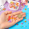 480Pcs 24 Style Transparent Acrylic Beads MACR-TA0001-41-6