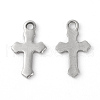Tarnish Resistant 304 Stainless Steel Tiny Cross Charms STAS-F192-080P-3