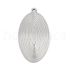 304 Stainless Steel Pendants STAS-D366-02A-P-1
