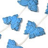 Dyed Synthetic Turquoise Beads Strands G-B136-A08-2
