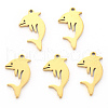 PVD Vacuum Plating 304 Stainless Steel Pendants STAS-N092-25G-1