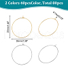 Unicraftale 304 Stainless Steel Hoop Earring Findings STAS-UN0003-97-1