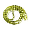 Electroplate Glass Beads Strands GLAA-Q101-02A-PL02-2