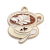 Mother's Day Alloy Enamel Pendants ENAM-D060-05B-01-1